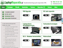 Tablet Screenshot of laptop-reparatie-groningen.nl